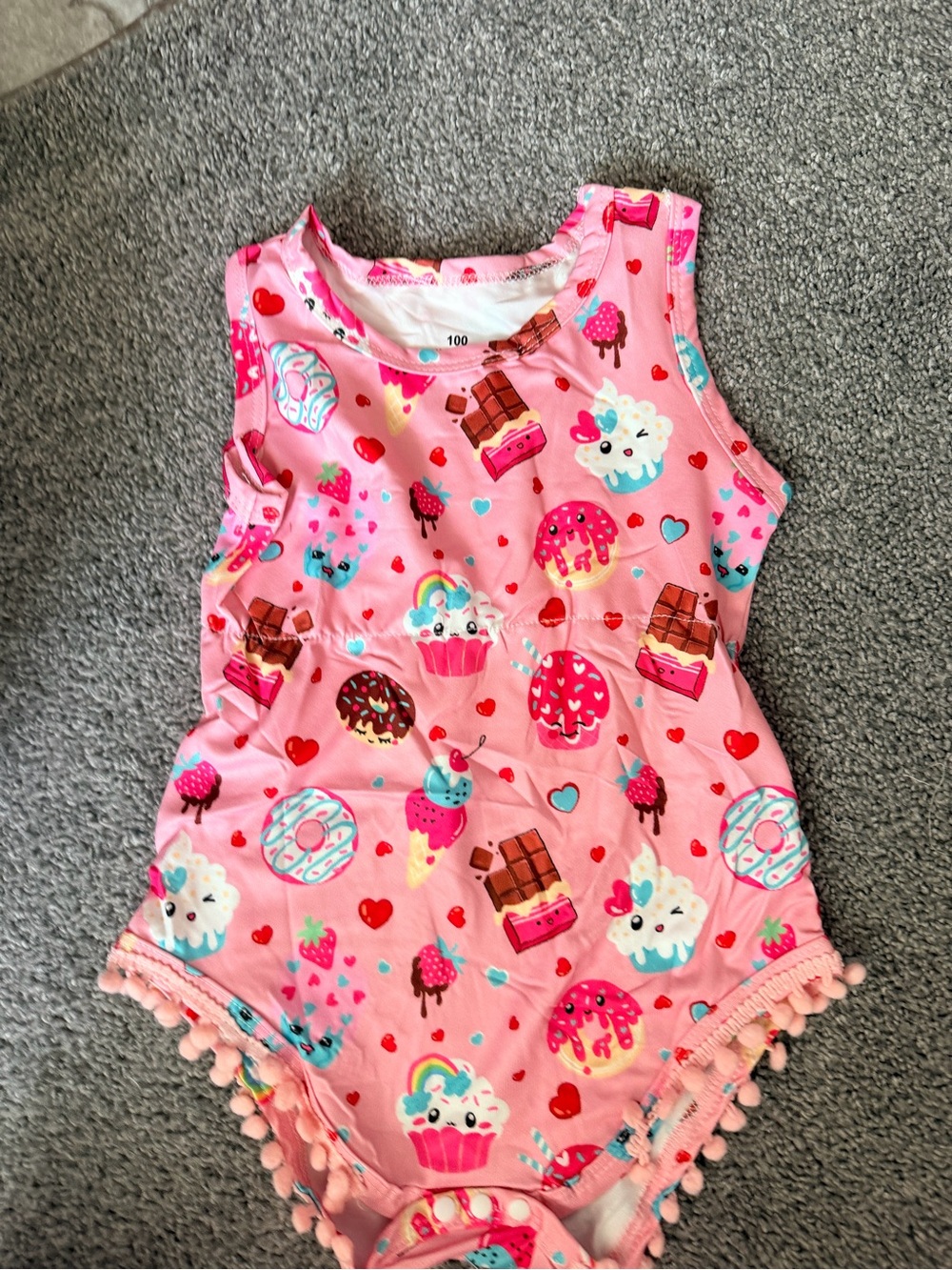 Pink Sweet Treats Girls One-Piece onesie